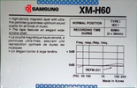 Compact Cassette:  Samsung - XM-H 60