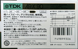 Compact Cassette: TDK  - AR-X 90