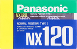 Compact Cassette: TDK Panasonic - NX 120