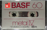 Compact Cassette: BASF  - Metal IV 60