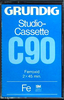 Compact Cassette:  Grundig - Studio-Cassette 90