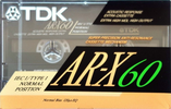 Compact Cassette: TDK  - AR-X 60