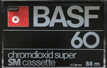 Compact Cassette: BASF  - Chromdioxid Super 60