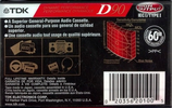 Compact Cassette: TDK  - D 90