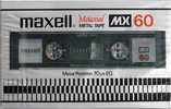 Compact Cassette: Maxell / Hitachi Maxell - MX 60