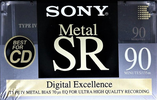 Compact Cassette: Sony  - Metal SR 90