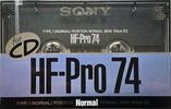 Compact Cassette: Sony  - HF-Pro 74