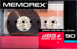 Compact Cassette: Memorex  - dBS+ 90