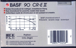 Compact Cassette: BASF  - Chromdioxid Extra II 90