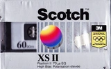 Compact Cassette Scotch XS II 60 Type II Chrome 1988 Worldwide