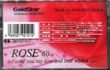 Compact Cassette: GoldStar / LG Goldstar - Rose 90