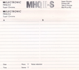 Compact Cassette Melectronic MHQ II-S 90 Type II Chrome 1990 Germany