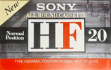 Compact Cassette: Sony  - HF 20