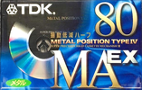 Compact Cassette: TDK  - MAEX 80