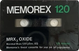 Compact Cassette: Memorex  - MRX3 Oxide 120