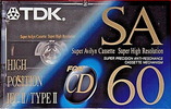 Compact Cassette: TDK  - SA 60