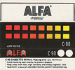 Compact Cassette:  Alfa -  90