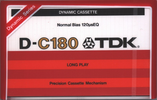 Compact Cassette: TDK  - D 180