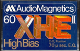 Compact Cassette:  Audio Magnetics - XHE II 60