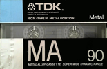 Compact Cassette: TDK  - MA 90