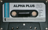 Compact Cassette: Unknown Alpha Plus -  60