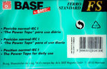 Compact Cassette: EMTEC BASF - FS 60