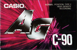 Compact Cassette:  Casio - AG 90