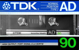 Compact Cassette: TDK  - AD 90