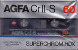 Compact Cassette: AGFA  - Superchrom HDX 60