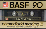 Compact Cassette: BASF  - Chromdioxid Maxima II 90