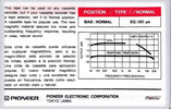 Compact Cassette:  Pioneer - N1T 60