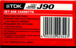 Compact Cassette: TDK  - J 90