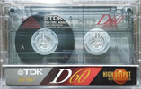 Compact Cassette: TDK  - D 60