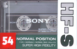 Compact Cassette: Sony  - HF-S 54