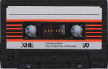 Compact Cassette:  Audio Magnetics - XHE 90