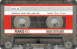 Compact Cassette: RAKS  - High Dynamic 60