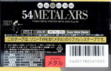 Compact Cassette: Sony  - Metal XRS 54