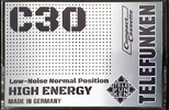 Compact Cassette Telefunken High Energy 30 Type II Chrome 1971 Germany