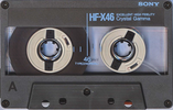 Compact Cassette Sony HF-X 46 "HF-X 46A" Type I Normal 1988 Japan