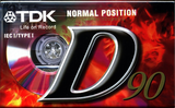 Compact Cassette: TDK  - D 90