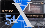 Compact Cassette: Sony  - XI 54