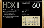 Compact Cassette: Unknown Universum - HDX II 60