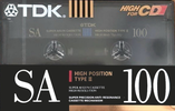 Compact Cassette: TDK  - SA 100