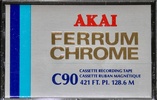 Compact Cassette Akai Canada 90 Type III Ferro Chrome 1979 Canada