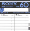 Compact Cassette: Sony  - AHF 60