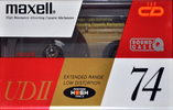 Compact Cassette: Maxell / Hitachi Maxell - UDII 74