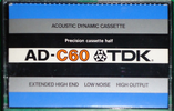 Compact Cassette: TDK  - AD 60