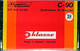 Compact Cassette: Unknown Klasse -  90