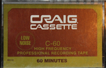 Compact Cassette:  Craig -  60