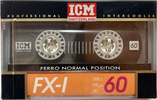 Compact Cassette: ICM  - FX-I 60